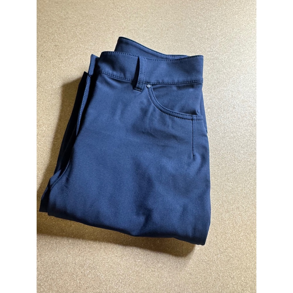 Lululemon City Sleek 5 Pocket High Rise 7/8 Pant True Navy Warpstreme LW5EHDS 4